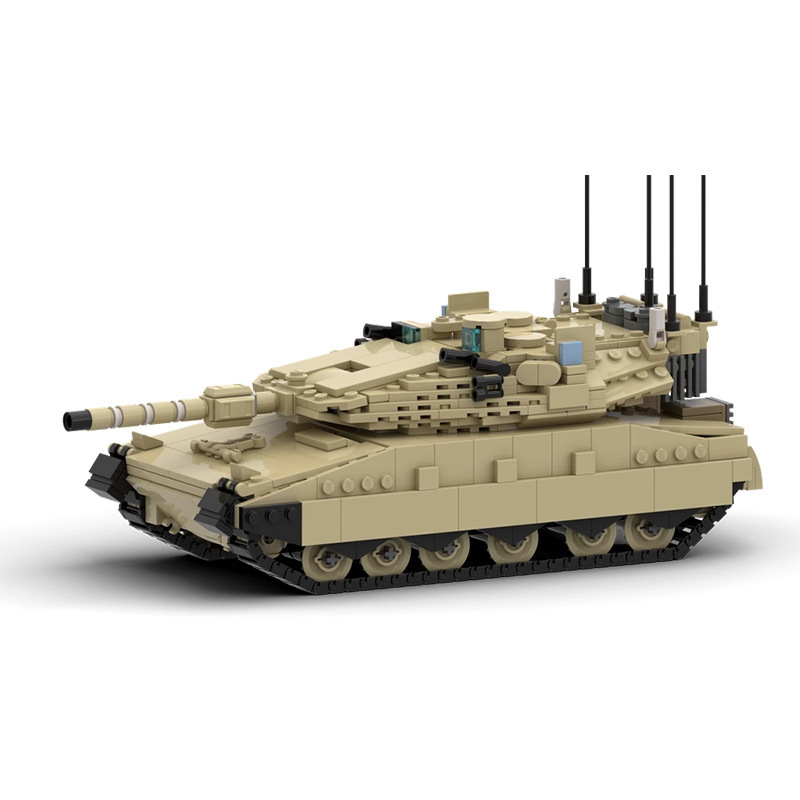 Merkava Mk4 Tankblokken, moder - Lego Compatible Military Tank recensie en prijs